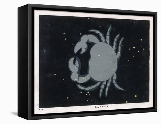 The Constellation of Cancer the Crab-Charles F. Bunt-Framed Stretched Canvas