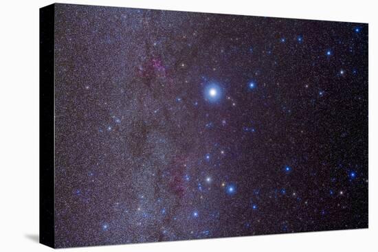 The Constellation of Canis Major and Nearby Open Clusters and Nebulae-null-Stretched Canvas