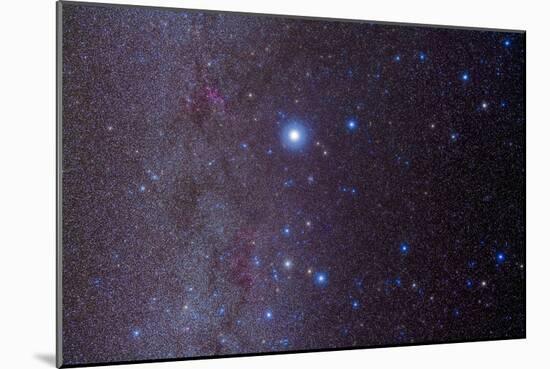 The Constellation of Canis Major and Nearby Open Clusters and Nebulae-null-Mounted Photographic Print