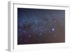 The Constellation of Canis Major with Nearby Deep Sky Objects-null-Framed Photographic Print