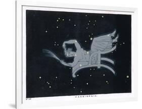 The Constellation of Cassiopeia a Woman Seated-Charles F. Bunt-Framed Art Print