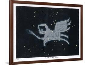 The Constellation of Cassiopeia a Woman Seated-Charles F. Bunt-Framed Art Print