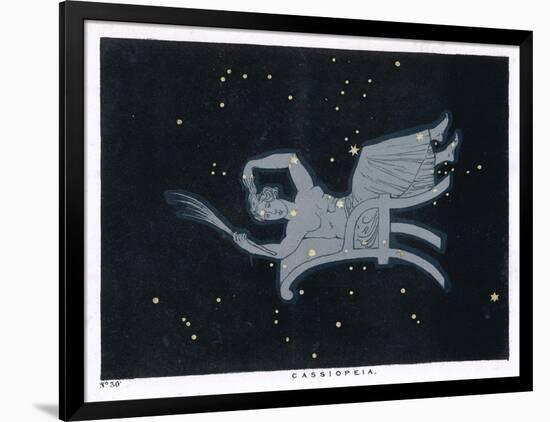 The Constellation of Cassiopeia a Woman Seated-Charles F. Bunt-Framed Art Print