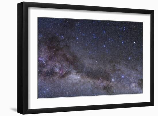 The Constellation of Centaurus and its Dark Lanes of Nebulosity-null-Framed Photographic Print