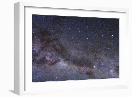 The Constellation of Centaurus and its Dark Lanes of Nebulosity-null-Framed Photographic Print
