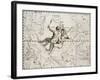 The Constellation of Gemini from Firmamentum Sobiescianum Sive Uranographia-null-Framed Giclee Print