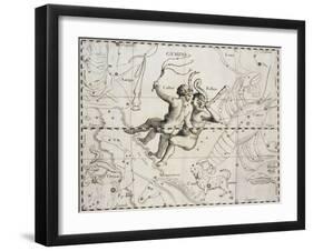 The Constellation of Gemini from Firmamentum Sobiescianum Sive Uranographia-null-Framed Giclee Print