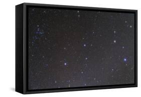 The Constellation of Leo and the Coma Star Cluster in Coma Berenices-null-Framed Stretched Canvas