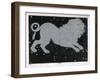 The Constellation of Leo, the Lion-null-Framed Art Print