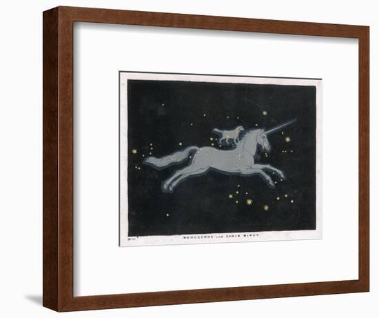 The Constellation of Monoceros, a Unicorn, and Canis Minor, a Small Dog-Charles F. Bunt-Framed Photographic Print