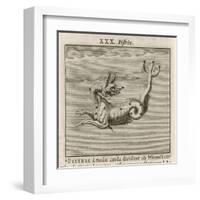 The Constellation of Pistrix the Sea Monster-Gaius Julius Hyginus-Framed Art Print