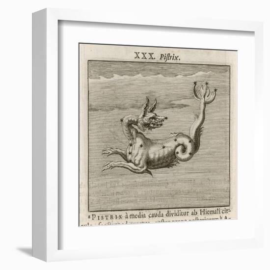 The Constellation of Pistrix the Sea Monster-Gaius Julius Hyginus-Framed Art Print