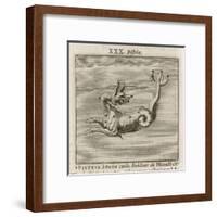 The Constellation of Pistrix the Sea Monster-Gaius Julius Hyginus-Framed Art Print