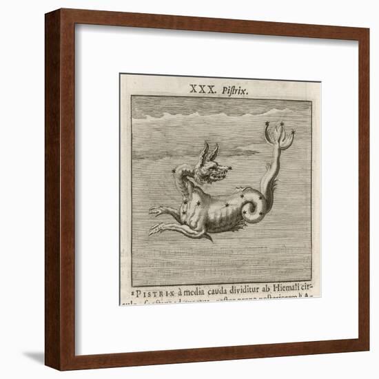 The Constellation of Pistrix the Sea Monster-Gaius Julius Hyginus-Framed Art Print