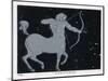 The Constellation of Sagittarius Half Man and Half Horse with a Bow and Arrow-Charles F. Bunt-Mounted Art Print
