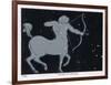 The Constellation of Sagittarius Half Man and Half Horse with a Bow and Arrow-Charles F. Bunt-Framed Art Print