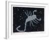 The Constellation of Scorpio, the Scorpion-null-Framed Art Print