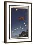 The Constellation of the Plough, and the Pole Star-null-Framed Art Print