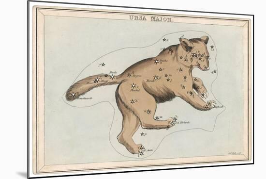 The Constellation of Ursa Major-Sidney Hall-Mounted Art Print