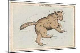 The Constellation of Ursa Major-Sidney Hall-Mounted Art Print