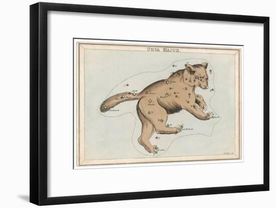 The Constellation of Ursa Major-Sidney Hall-Framed Art Print