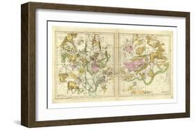 The Constellations in April - September, c.1835-Elijah H^ Burritt-Framed Art Print