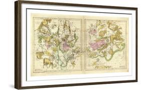 The Constellations in April - September, c.1835-Elijah H^ Burritt-Framed Art Print