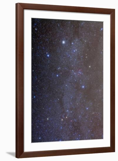 The Constellations of Auriga and Southern Gemini-null-Framed Photographic Print