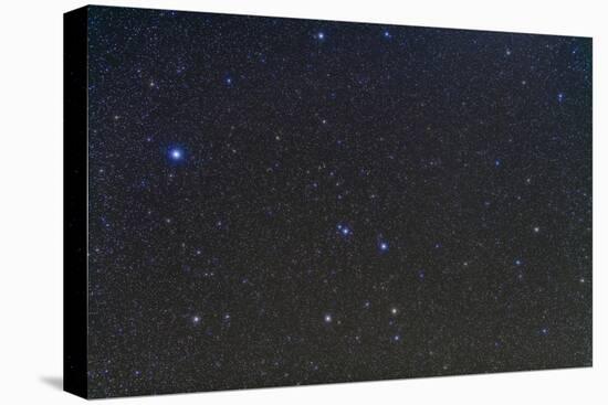 The Constellations of Corvus and Crater with Nearby Deep Sky Objects-null-Stretched Canvas