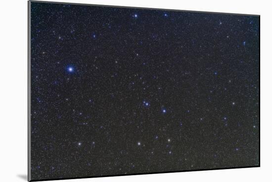 The Constellations of Corvus and Crater with Nearby Deep Sky Objects-null-Mounted Photographic Print