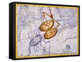 The Constellations of Libra and Scorpio by James Thornhill-Stapleton Collection-Framed Stretched Canvas