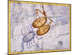 The Constellations of Libra and Scorpio by James Thornhill-Stapleton Collection-Mounted Giclee Print