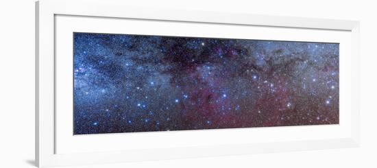 The Constellations of Puppis and Vela in the Southern Milky Way-null-Framed Photographic Print