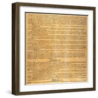 The Constitution, 1787-null-Framed Giclee Print