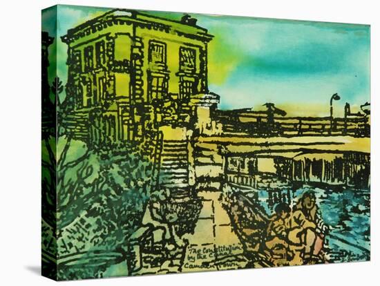 The Constitution Pub, Regents Canal-Brenda Brin Booker-Stretched Canvas