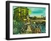 The Constitution Pub, Regents Canal-Brenda Brin Booker-Framed Giclee Print