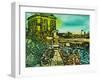 The Constitution Pub, Regents Canal-Brenda Brin Booker-Framed Giclee Print