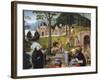 The Construction of Buildings, Detail from Legend of St Bertin-Lancelot Blondeel-Framed Giclee Print