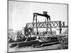 The Construction of Jhelum Bridge, C.1873-null-Mounted Premium Photographic Print