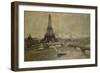 The Construction of the Eiffel Tower, January 1889-Paul Louis Delance-Framed Giclee Print