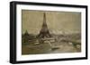 The Construction of the Eiffel Tower, January 1889-Paul Louis Delance-Framed Giclee Print