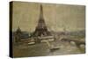 The Construction of the Eiffel Tower, January 1889-Paul Louis Delance-Stretched Canvas