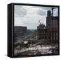 The Construction of the Main Building of Moscow State University on Lenin Hills-null-Framed Stretched Canvas