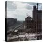 The Construction of the Main Building of Moscow State University on Lenin Hills-null-Stretched Canvas