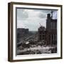 The Construction of the Main Building of Moscow State University on Lenin Hills-null-Framed Giclee Print