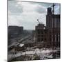 The Construction of the Main Building of Moscow State University on Lenin Hills-null-Mounted Giclee Print