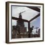 The Construction of the Main Building of Moscow State University on Lenin Hills-null-Framed Giclee Print