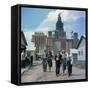 The Construction of the Main Building of Moscow State University on Lenin Hills-null-Framed Stretched Canvas