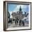 The Construction of the Main Building of Moscow State University on Lenin Hills-null-Framed Giclee Print