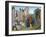 The Construction of the Palace of Aachen by Charlemagne-null-Framed Giclee Print